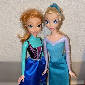 Disney Princess Dolls from Frozen, Ana and Elsa
